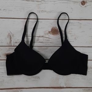 NWOT Natori Lightly Lined Demi Bra Black 34B